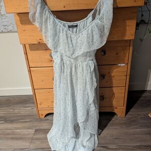 Abercrombie & Fitch Light Blue Asymmetrical Dress
